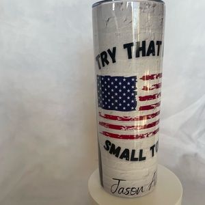 Brand New 20 oz Skinny Tumbler Jason Aldean